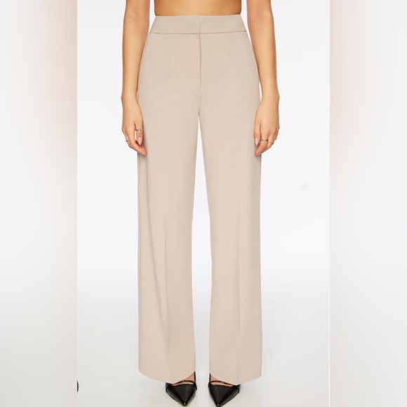 Dynamite Yasmin Straight Leg Pants in Cashmere Brown - Picture 3 of 8